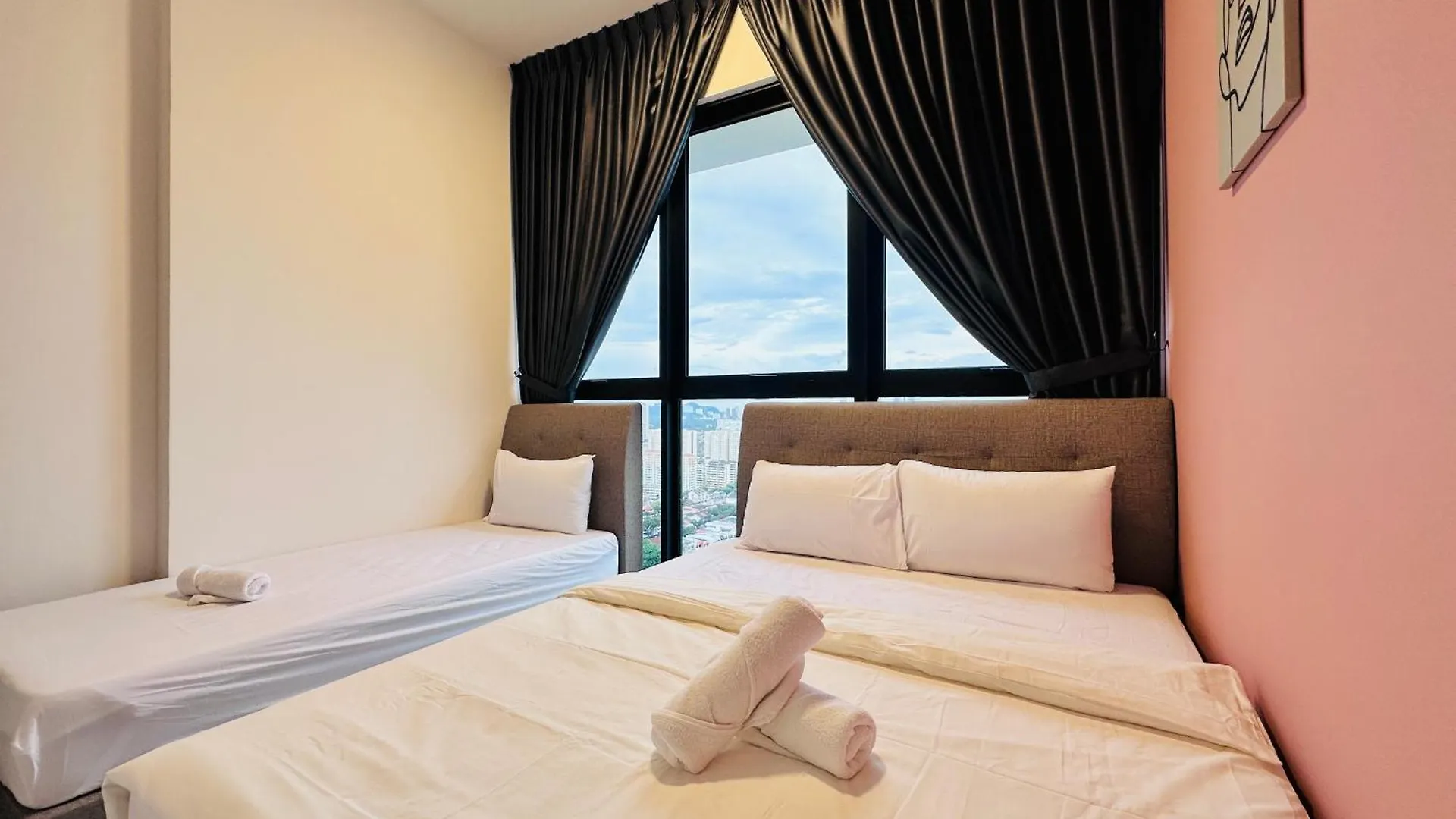 Apartman New Urban Suites Seaview Family Homestay By Urban Staycation Heng Jelutong