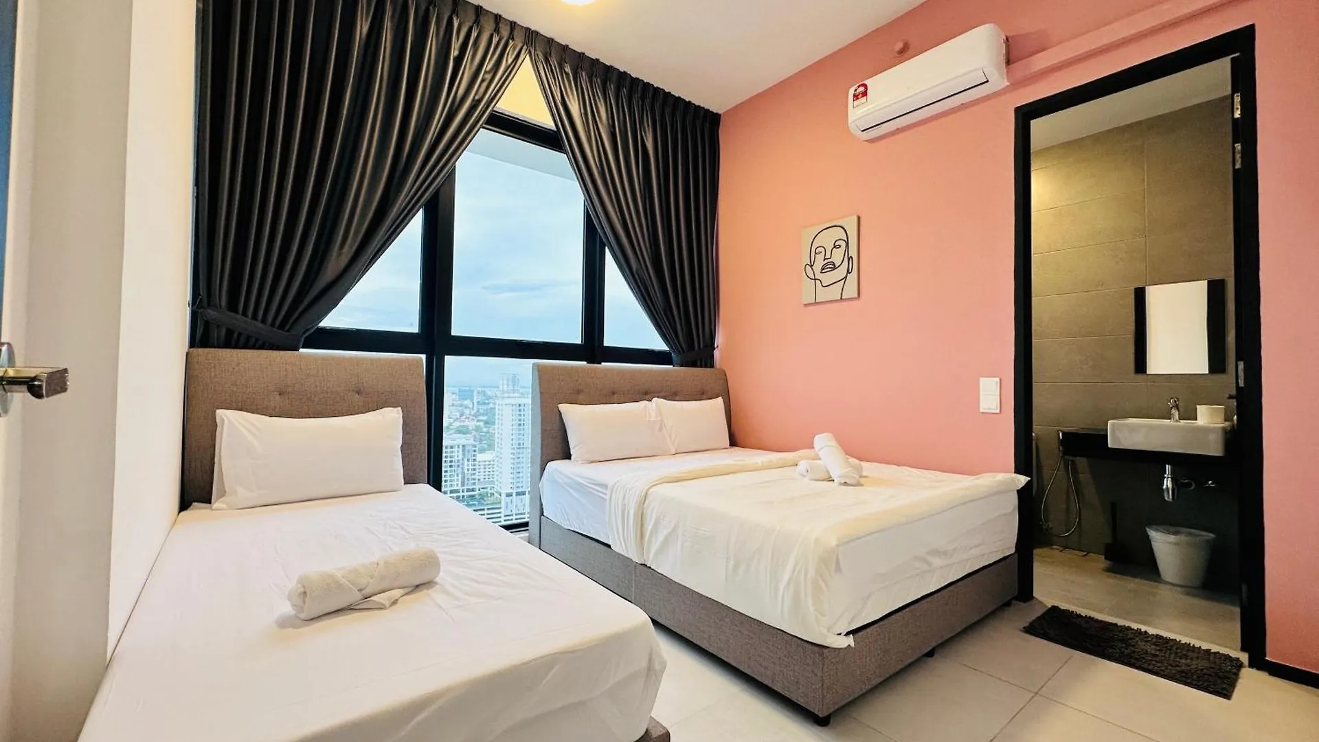 Apartman New Urban Suites Seaview Family Homestay By Urban Staycation Heng Jelutong Malajzia